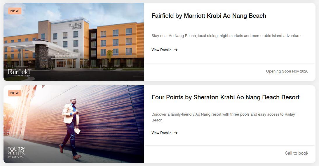 Fairfield by Marriott Krabi Ao Nang Beach, Four Points by Sheraton Krabi Ao Nang Beach Resort
